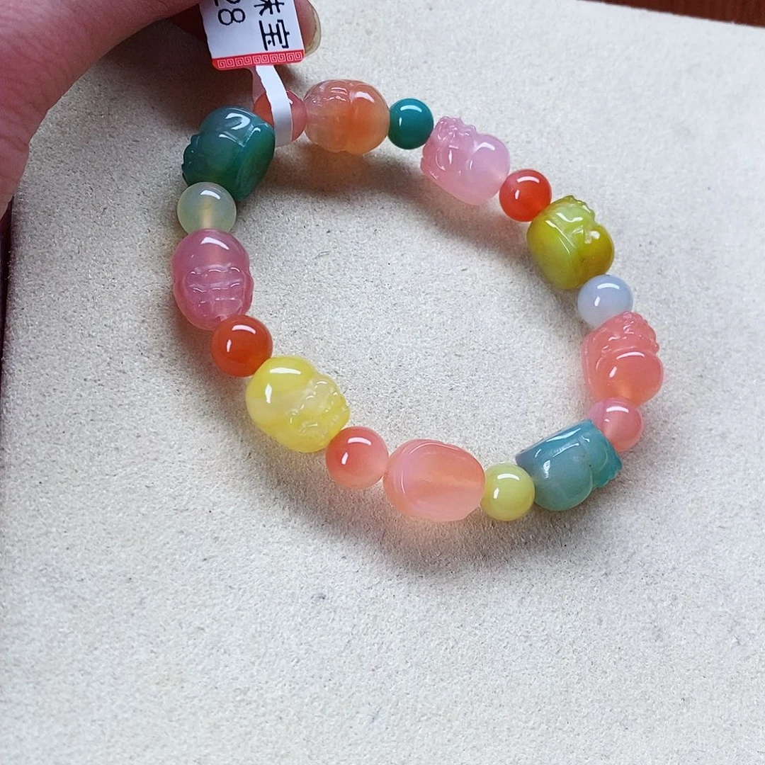 玛瑙手饰未镶嵌盐源008