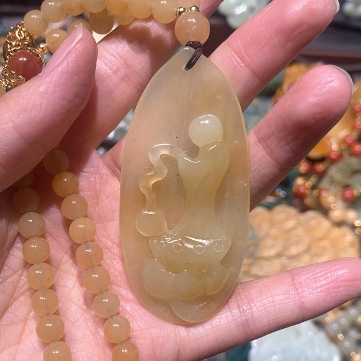 岫玉毛衣链未镶嵌