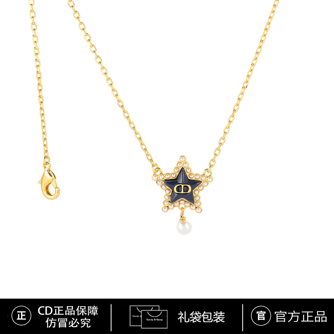 铜合金项链 CNC精工 CD星星气质轻奢时尚项链 3988