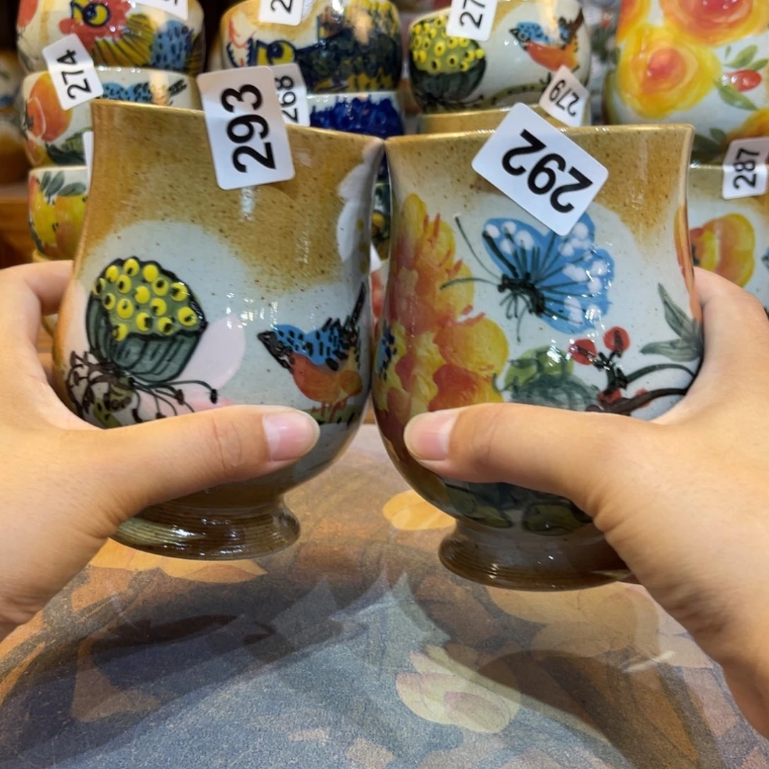雨***瓷片景德镇手工制作
