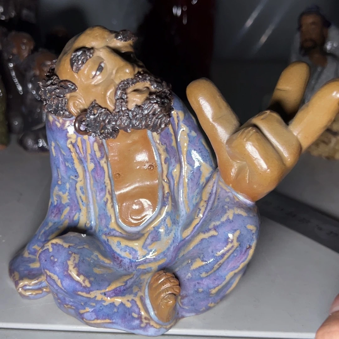 正宗岭南石湾盆放漏