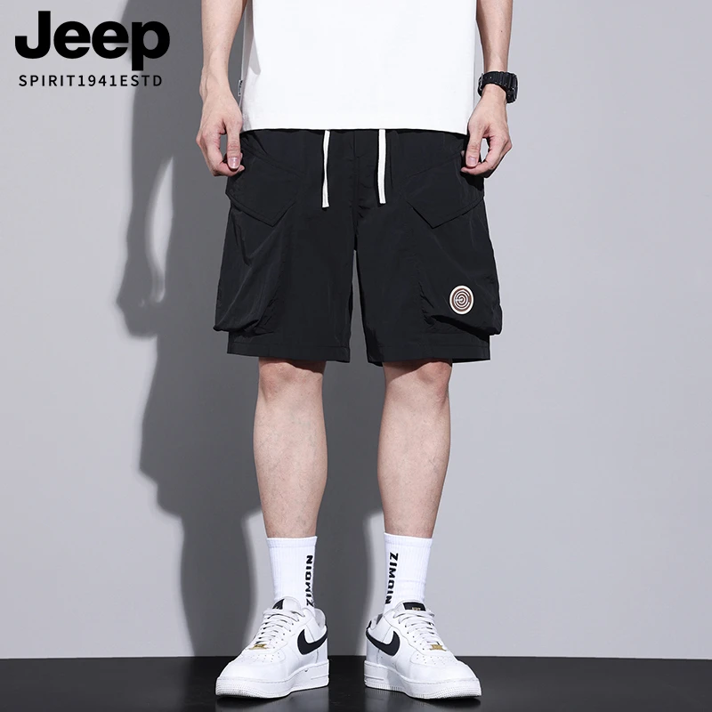 裤子薄款五分裤夏季新款初高中学生多口袋潮流运动宽松休闲裤短裤