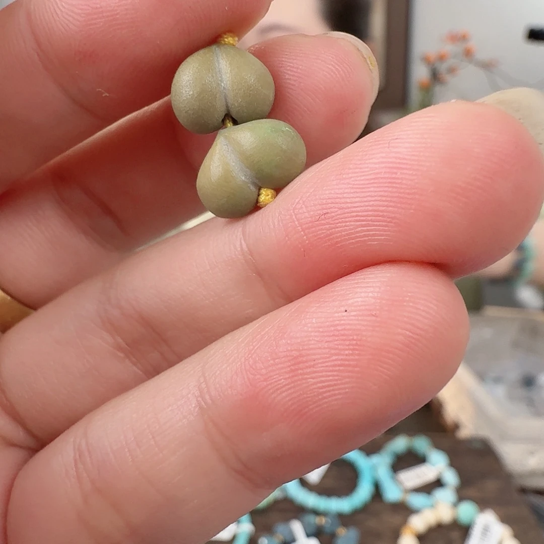 绿松石未镶嵌珠宝半成品