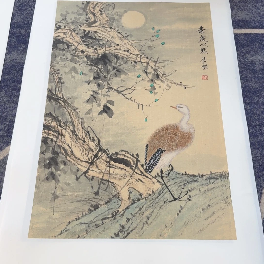 国画国画作品山水花鸟