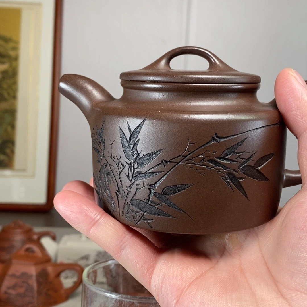 茶壶紫砂原矿泥料传统工艺制作