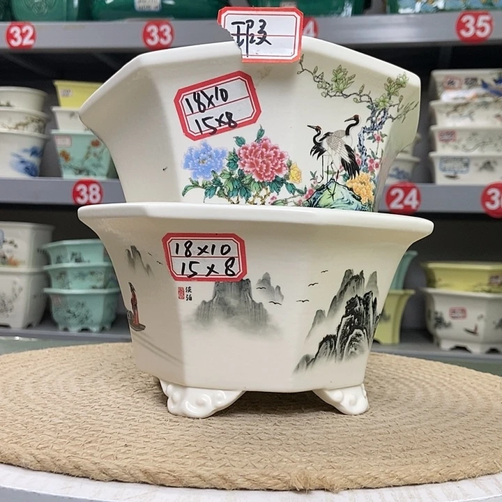 紫砂紫砂花盆0812