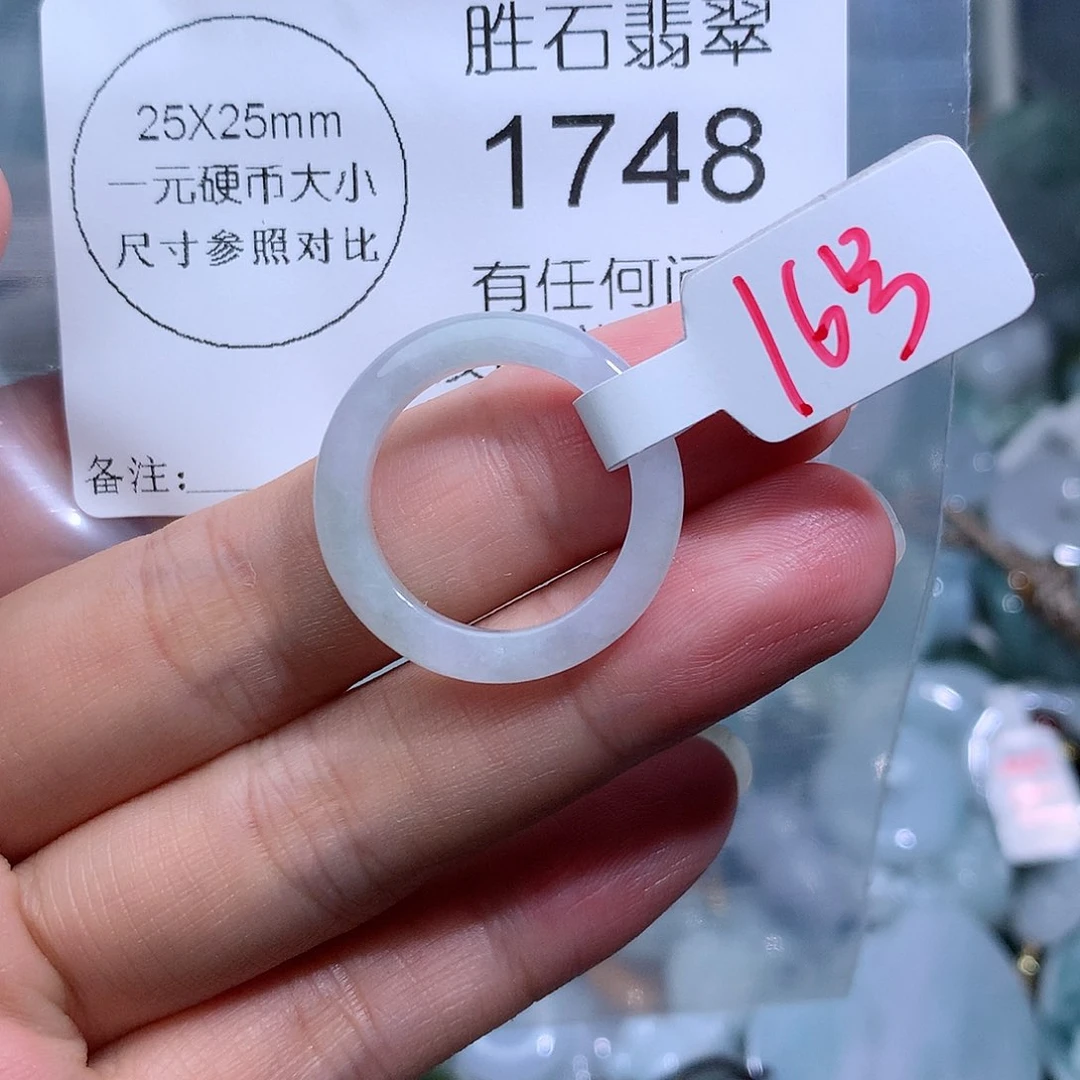 翡翠未镶嵌颈饰1748。