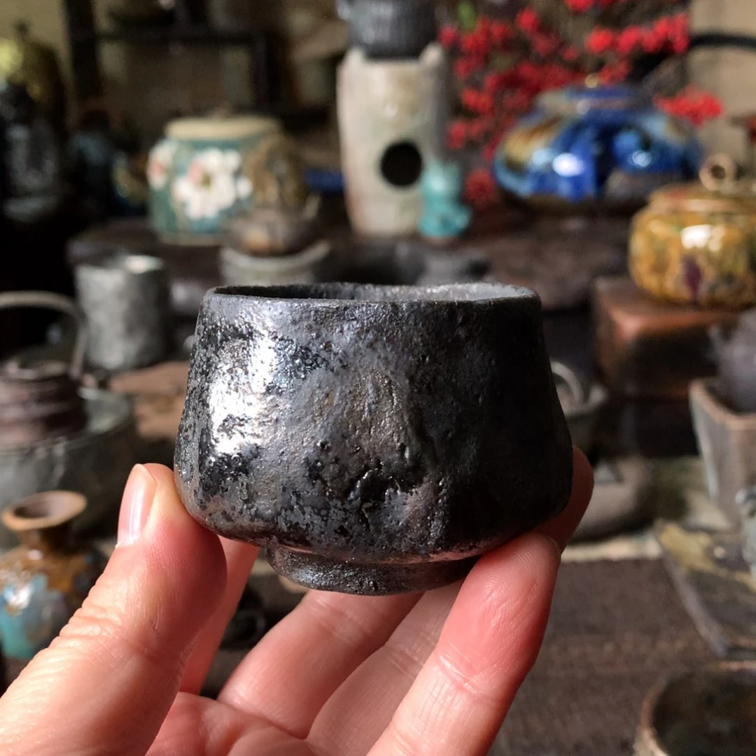 杯手工制作柴烧茶具
