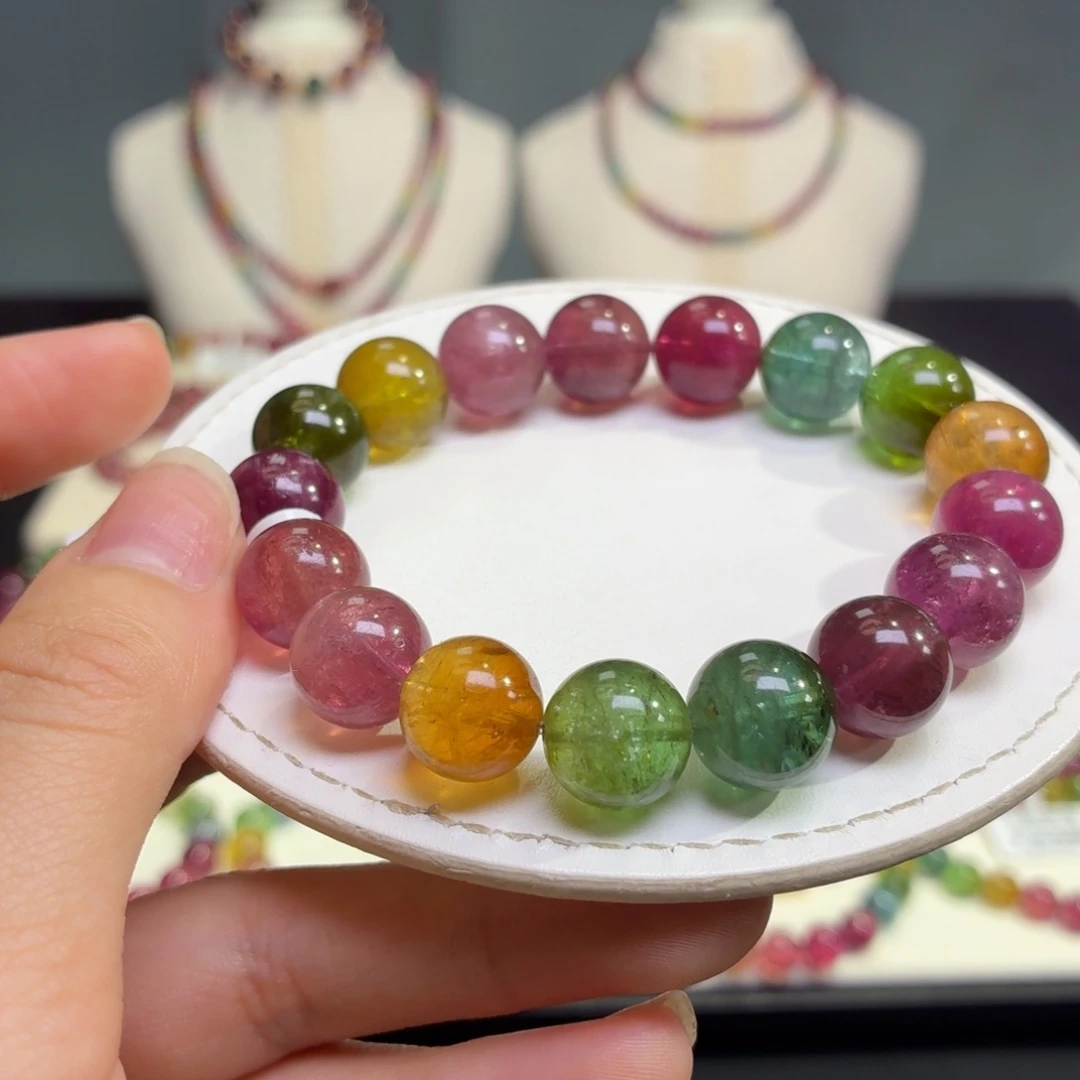 未镶嵌碧玺手链天然碧玺