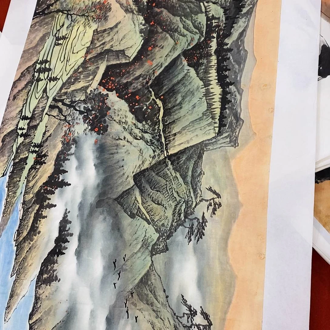 国画踏****下肉丁面一袋米和五