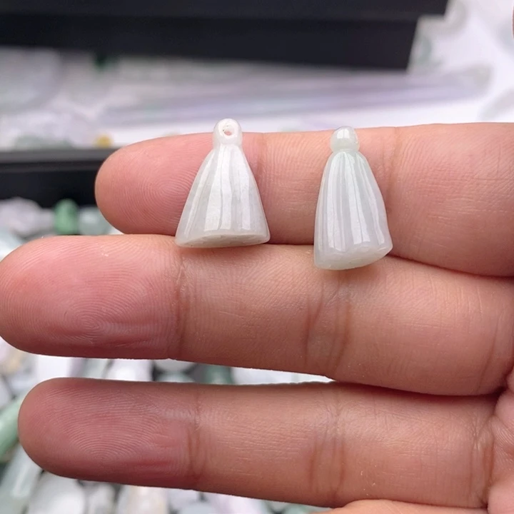 L***೨翡翠18K金镶嵌吊坠(不含链)