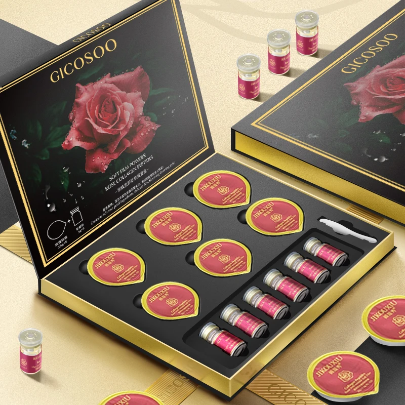 【刷酶软膜】姬蔻秀胶厡肽玫瑰抗皱软膜+玫瑰胶厡软膜粉【A】