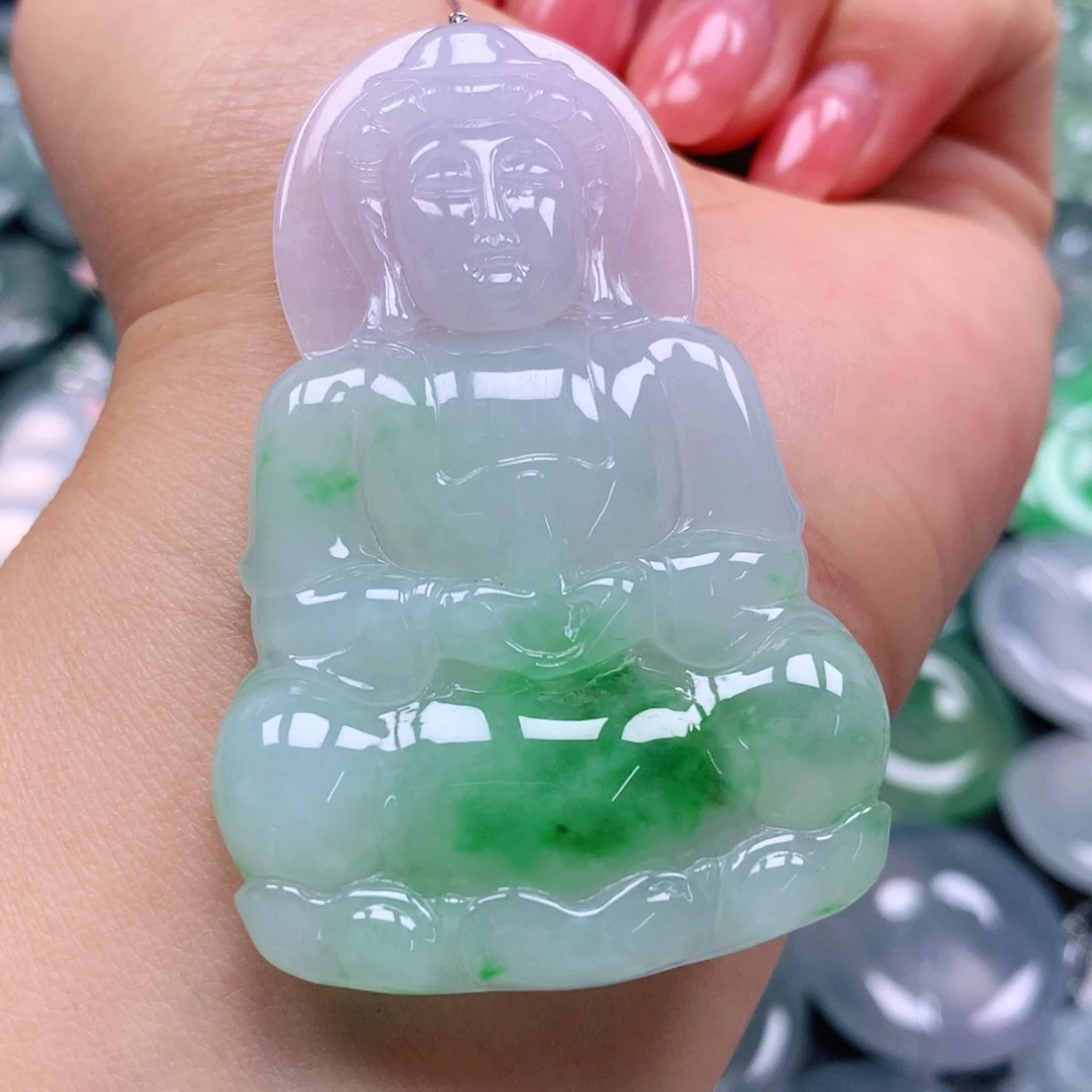 翡翠颈饰未镶嵌天然翡翠