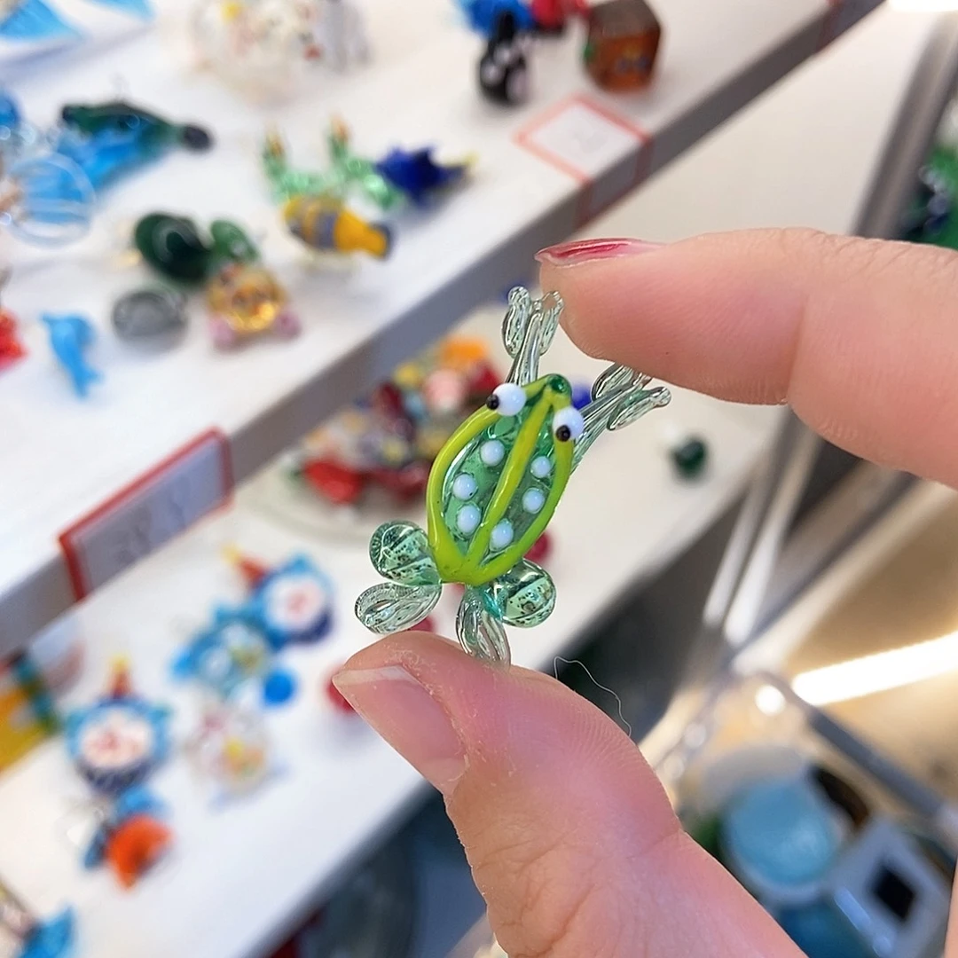 琉璃手工艺品青蛙