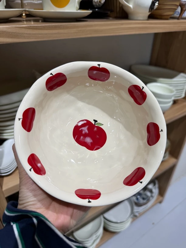 红苹果碗可爱酸奶碗