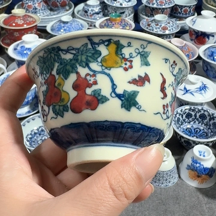 景德镇手工手绘杯