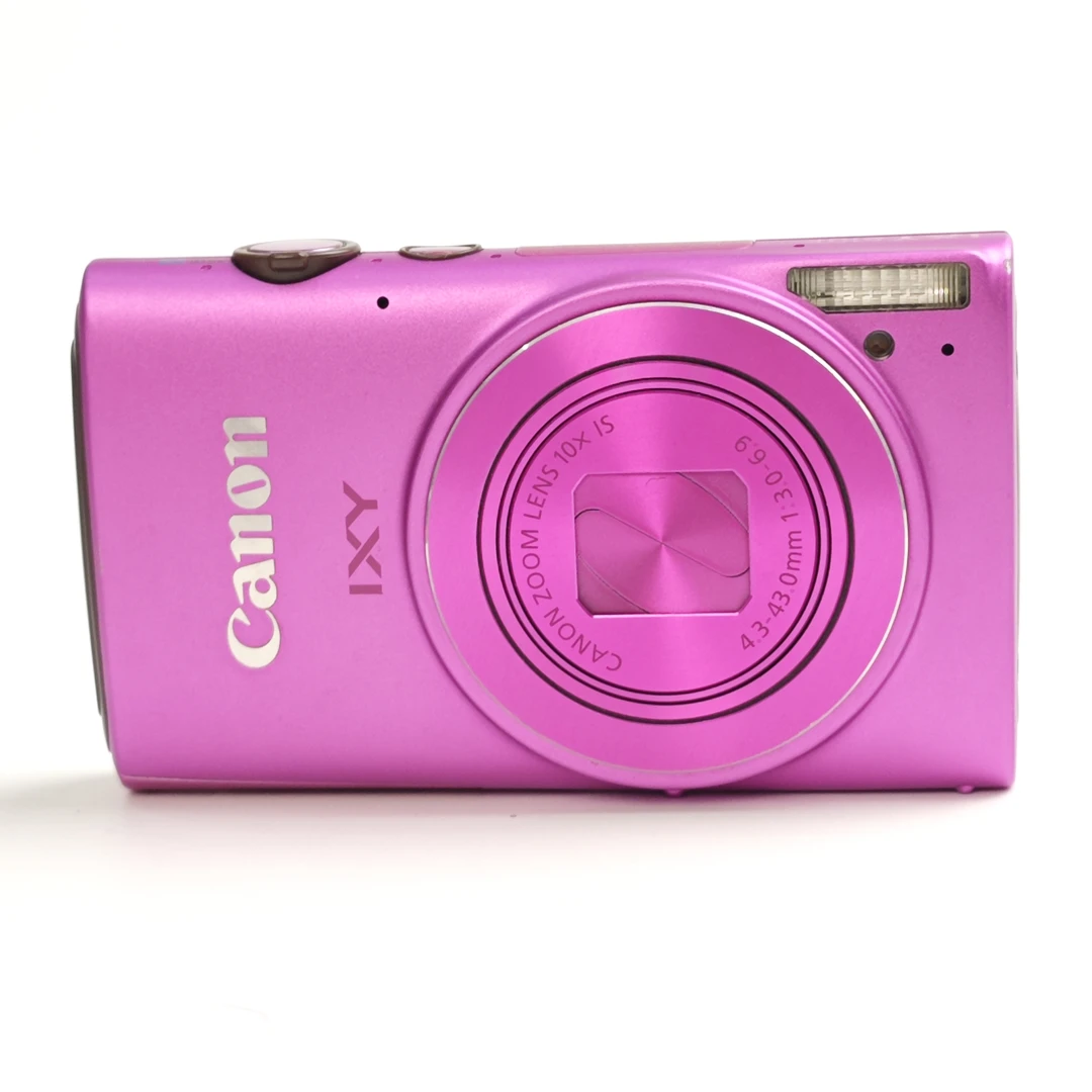 95新 Canon/佳能 ixus255日版中文粉wifi传图带实况1200w40倍
