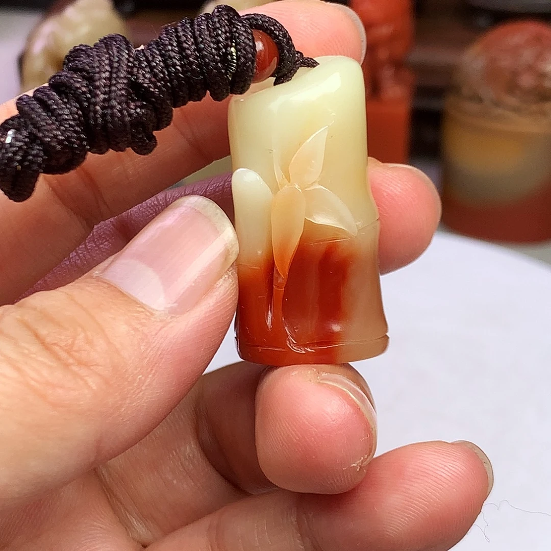 寿山石竹节寿山芙蓉石