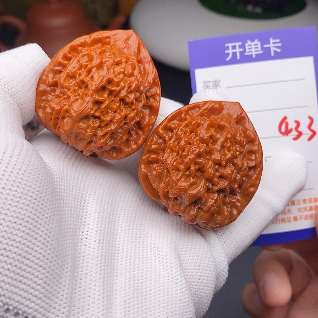 文玩核桃把件41官帽433