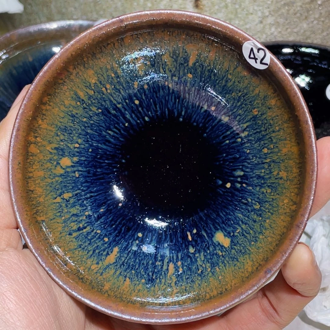 茶盏龙窑柴烧建盏