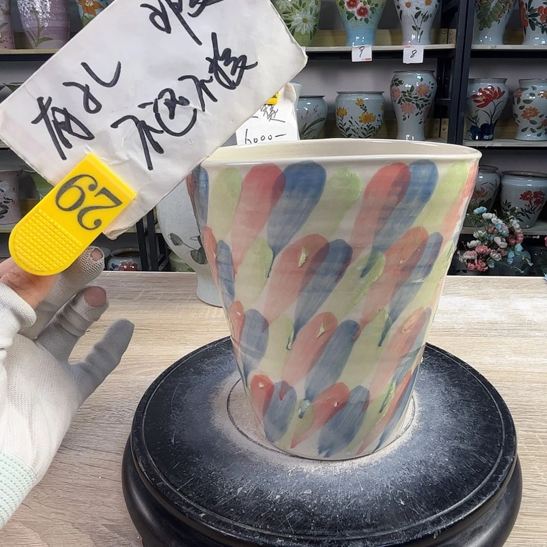 罐1tc景德镇陶瓷花盆