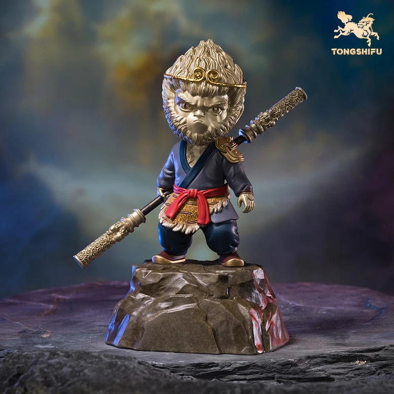 铜师傅《悟空之盖世英雄(萌版)》齐天大圣孙悟空铜摆件 家居装饰品