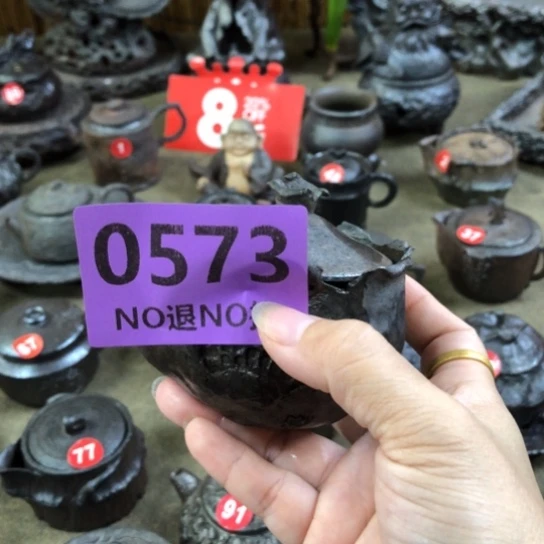 木***～瑕疵品全手捏柴烧茶器