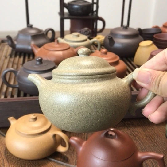 精工半手 芝麻段泥 莲子壶