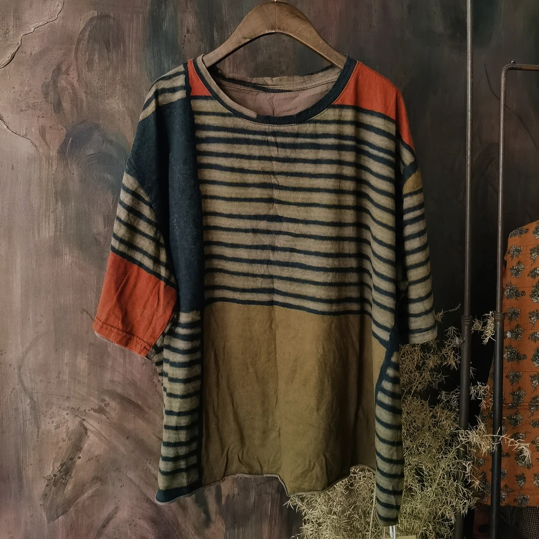 7726图腾短袖T恤63-66.130时尚