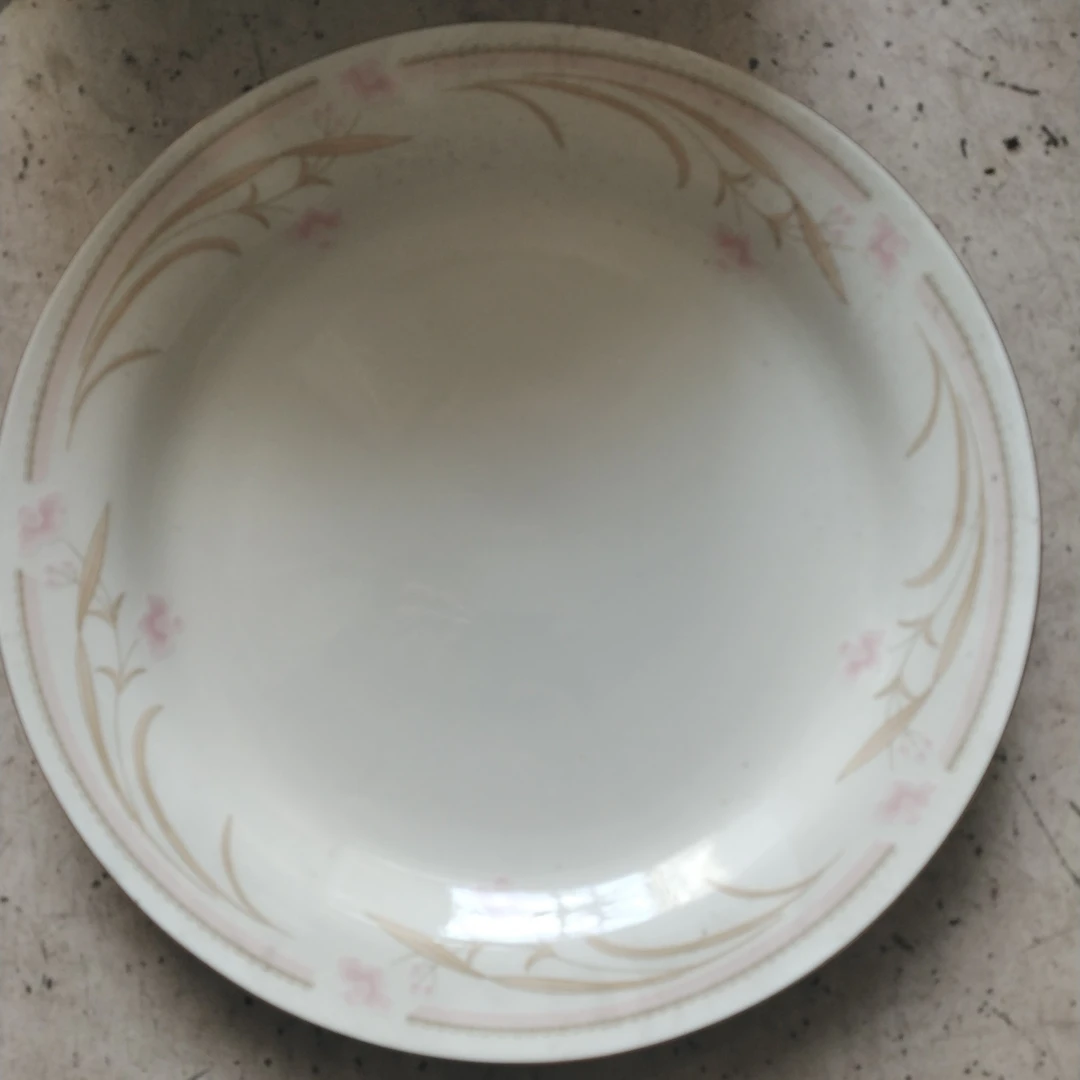 一厂粉花大盘！！27厘米