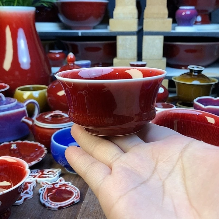 陶瓷景德镇名陶坊原矿郎红