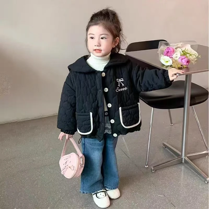 乖一点童装儿童小香风女童加绒加厚韩版秋冬冬季