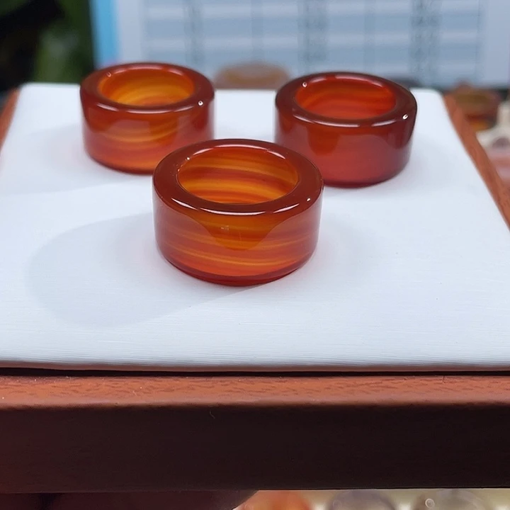 玛瑙/玉髓未镶嵌戒指Z17港15