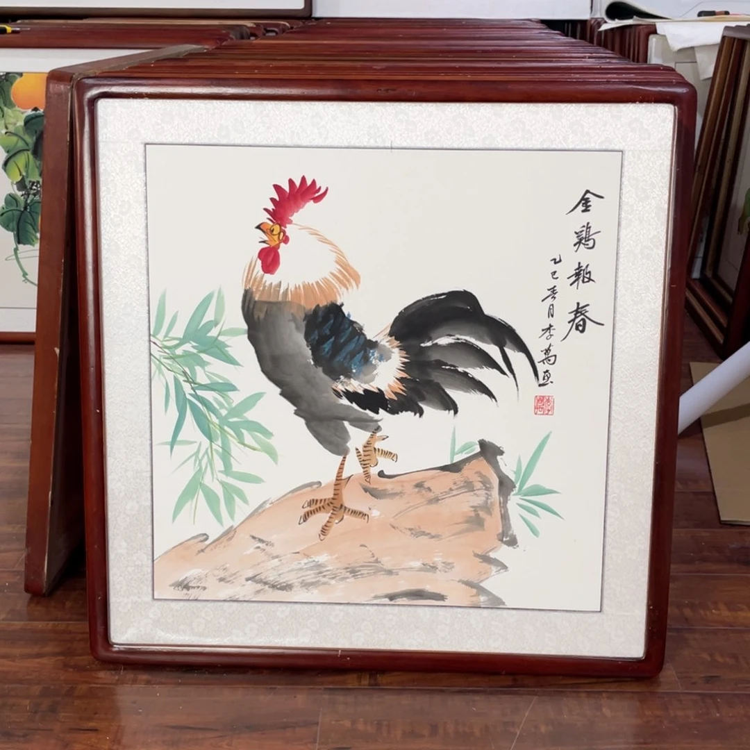 国画带框尺寸63*63厘米