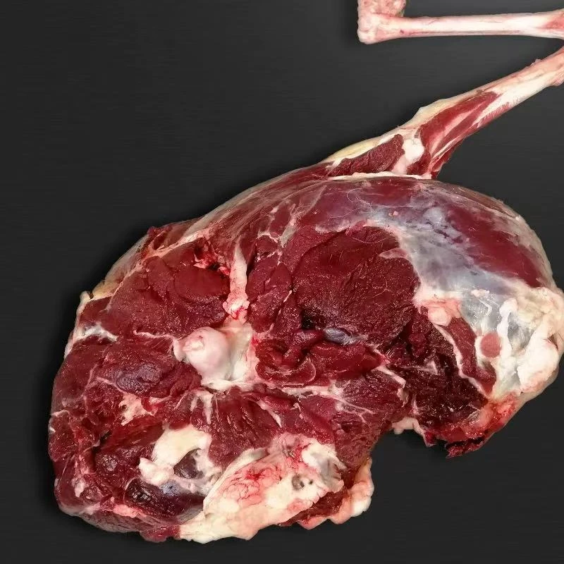 新鲜带皮带筋整支鹿大腿鹿肉