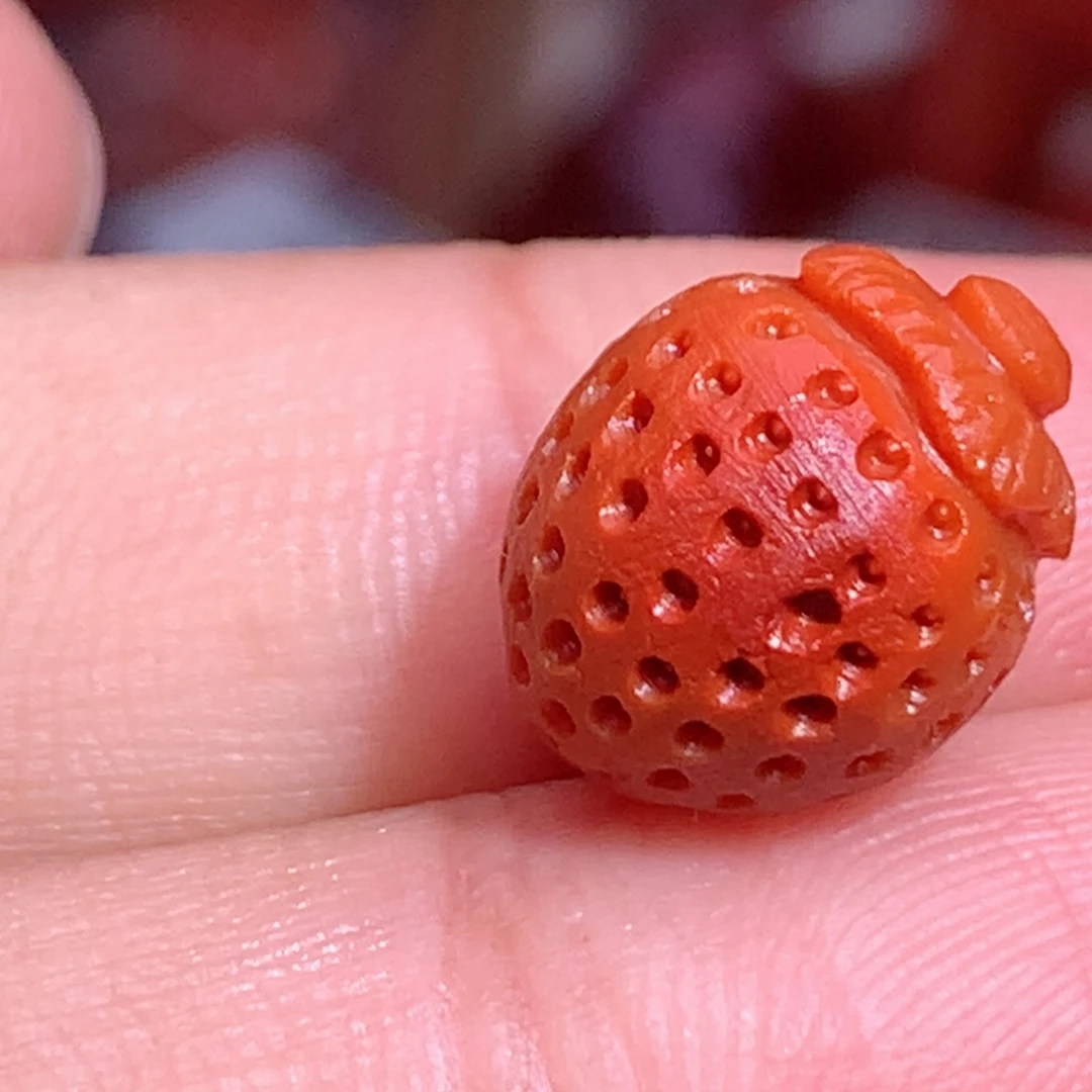 南红玛瑙未镶嵌南红包浆草莓