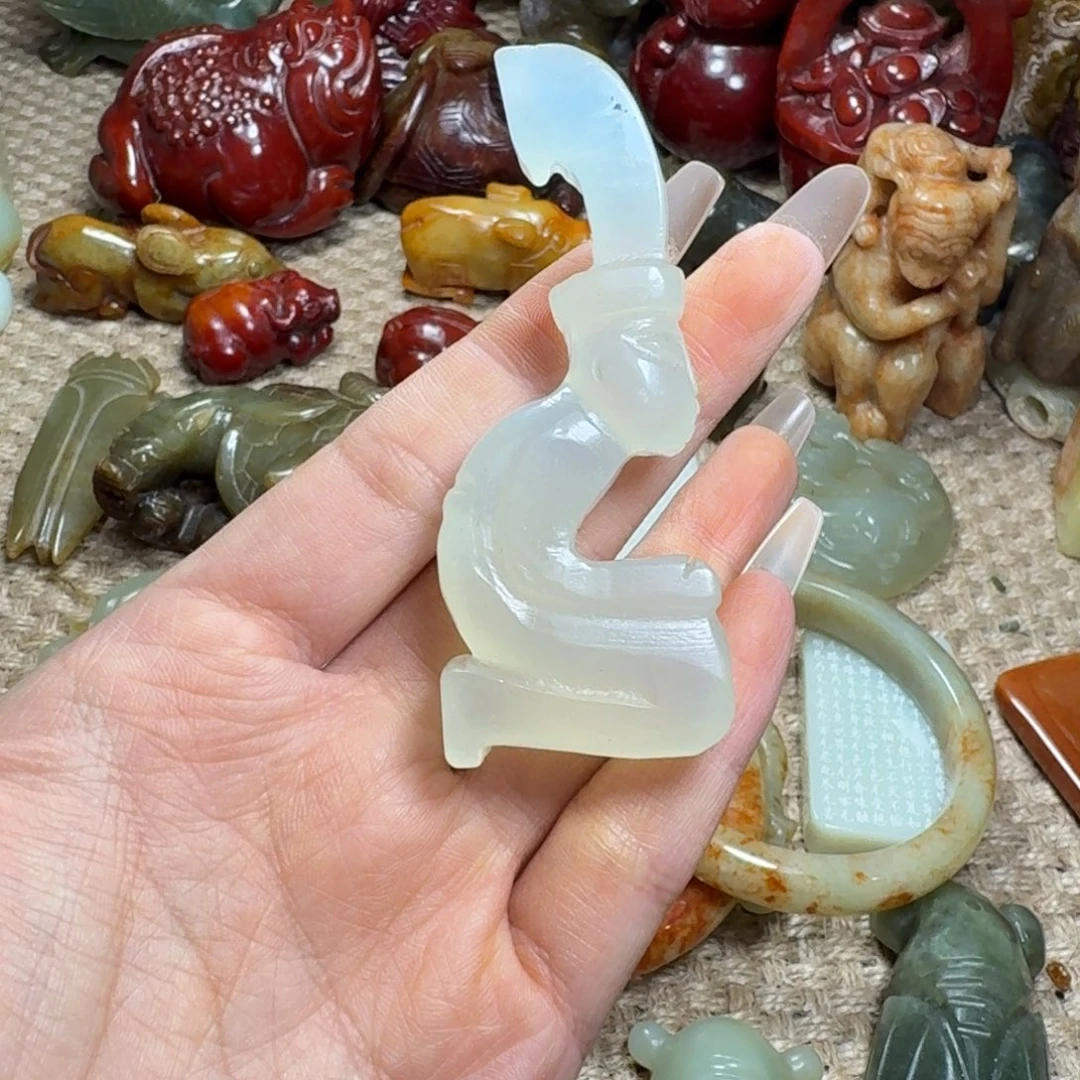 白玉菩提吊坠挂件