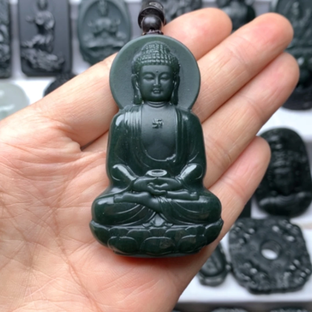 【闪购商品】和田玉颈饰未镶嵌双面雕刻