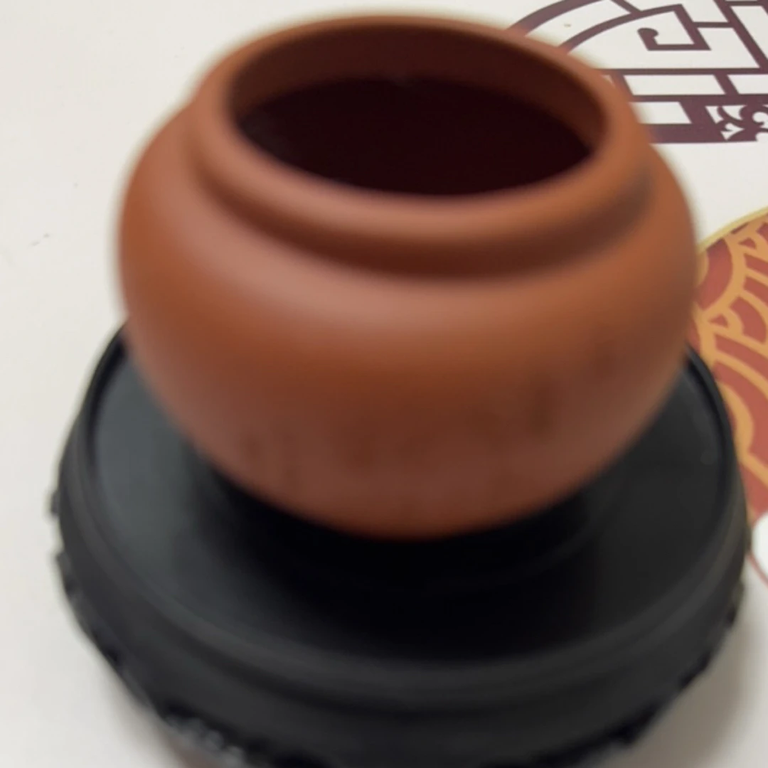 手工紫砂花盆适用于多肉菖蒲等小微植物多种形状4×4