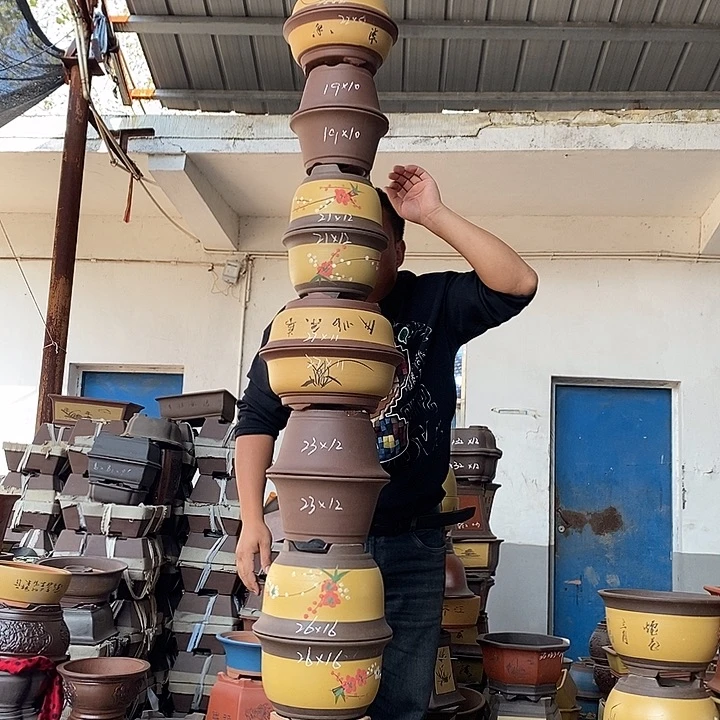 紫砂花盆宜兴紫砂