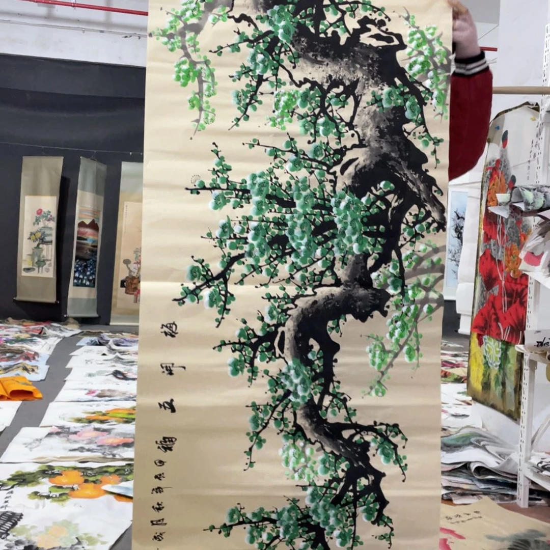 国画国画作品画心一张