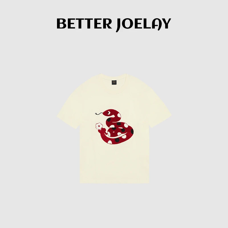 BETTER JOELAY-中版【新年限定】时尚百搭短袖T恤休闲简约风KH1721