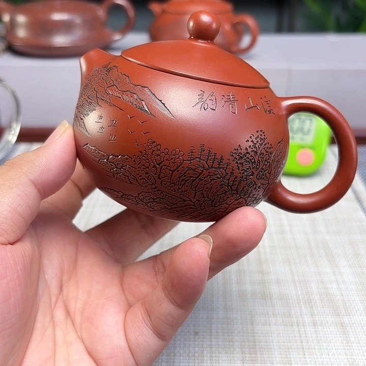 广***店茶壶紫砂宜兴原矿泥料手工紫砂壶