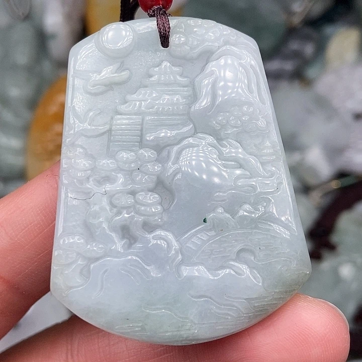 颈饰未镶嵌翡翠翡翠