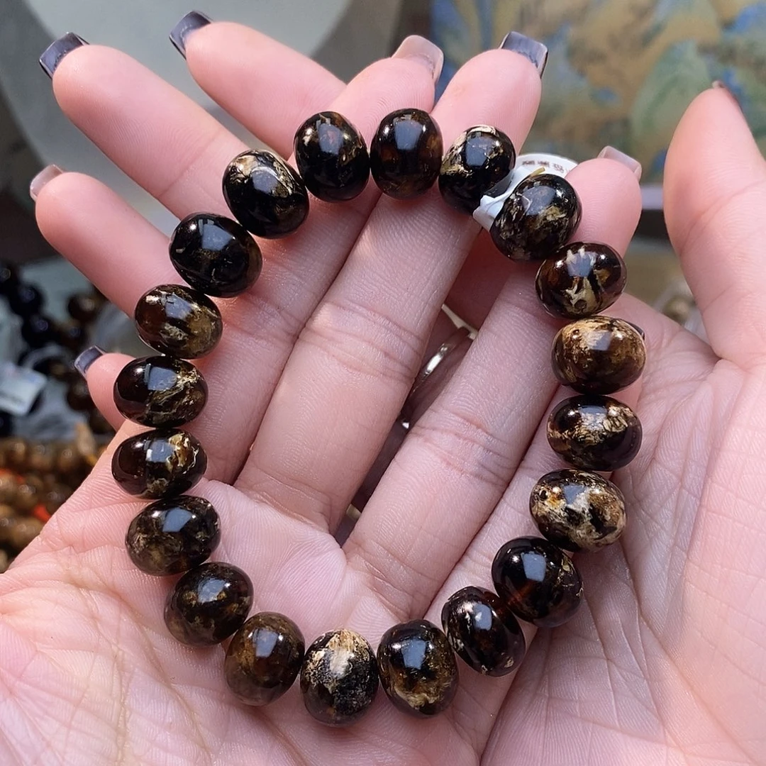 琥珀未镶嵌手链12➕