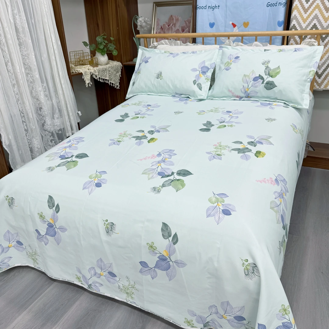 2.45×2.3米床单，原棉大帆布 四季 加厚加密贴身透气【芳华】