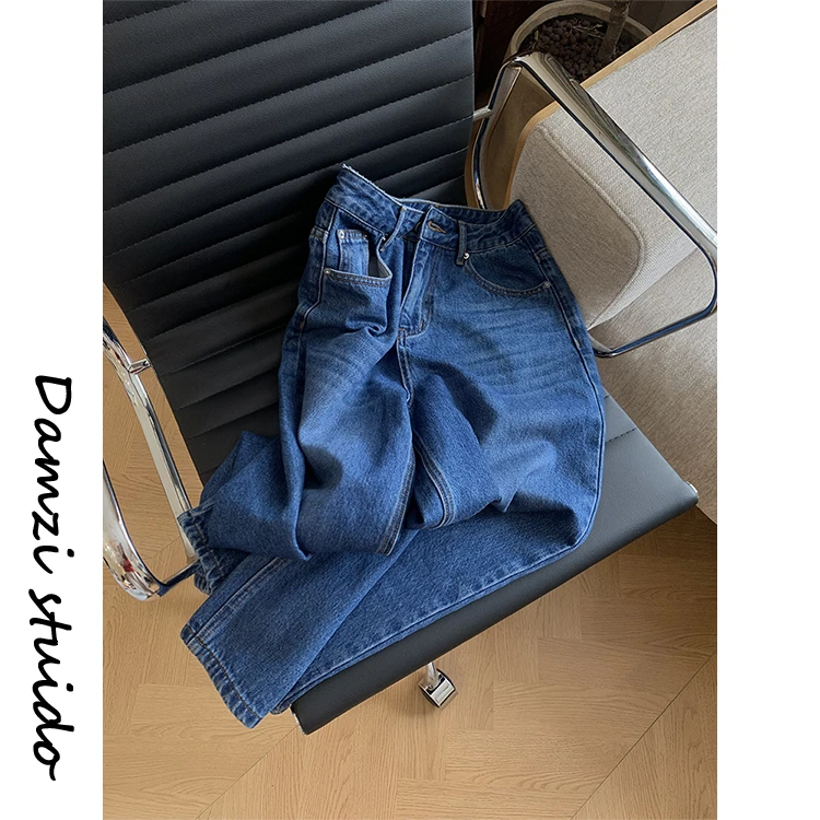 DA麦子 钱钱牛仔 高线八分阔腿喇叭牛仔裤 MZ2233钱钱牛仔