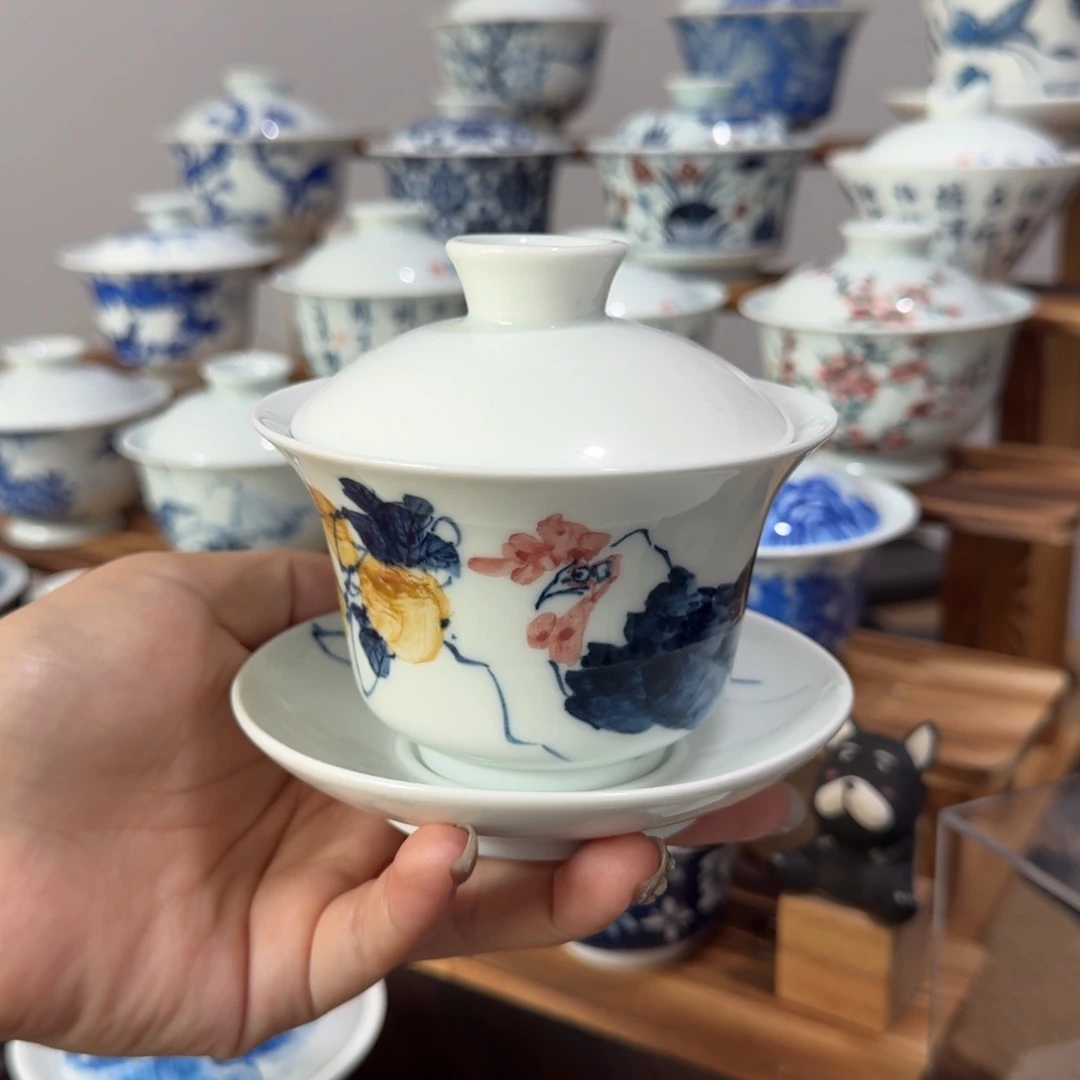 景德镇手工手绘陶瓷茶具