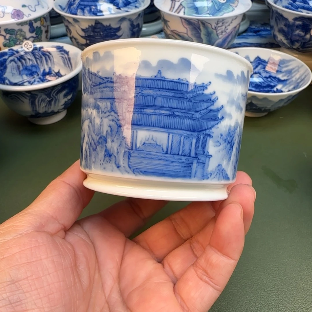 纯手工纯手绘茶具石头70