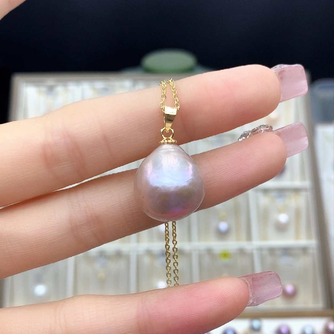 淡水珍珠颈饰合金